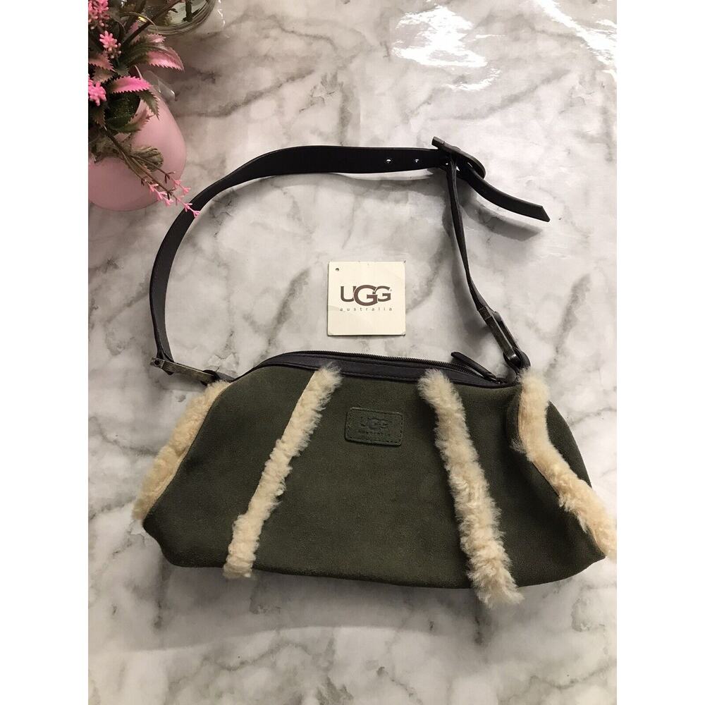 UGG Green and Cream Women's Bag NWT